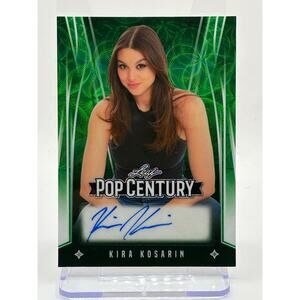 2025 Leaf Pop Century Kira Kosarin Green Scope Auto 1/3 SSP The Thundermans